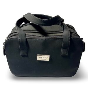 The Filer New York 9 inch Black Multipurpose Organizer Crossbody Dual Handle Bag